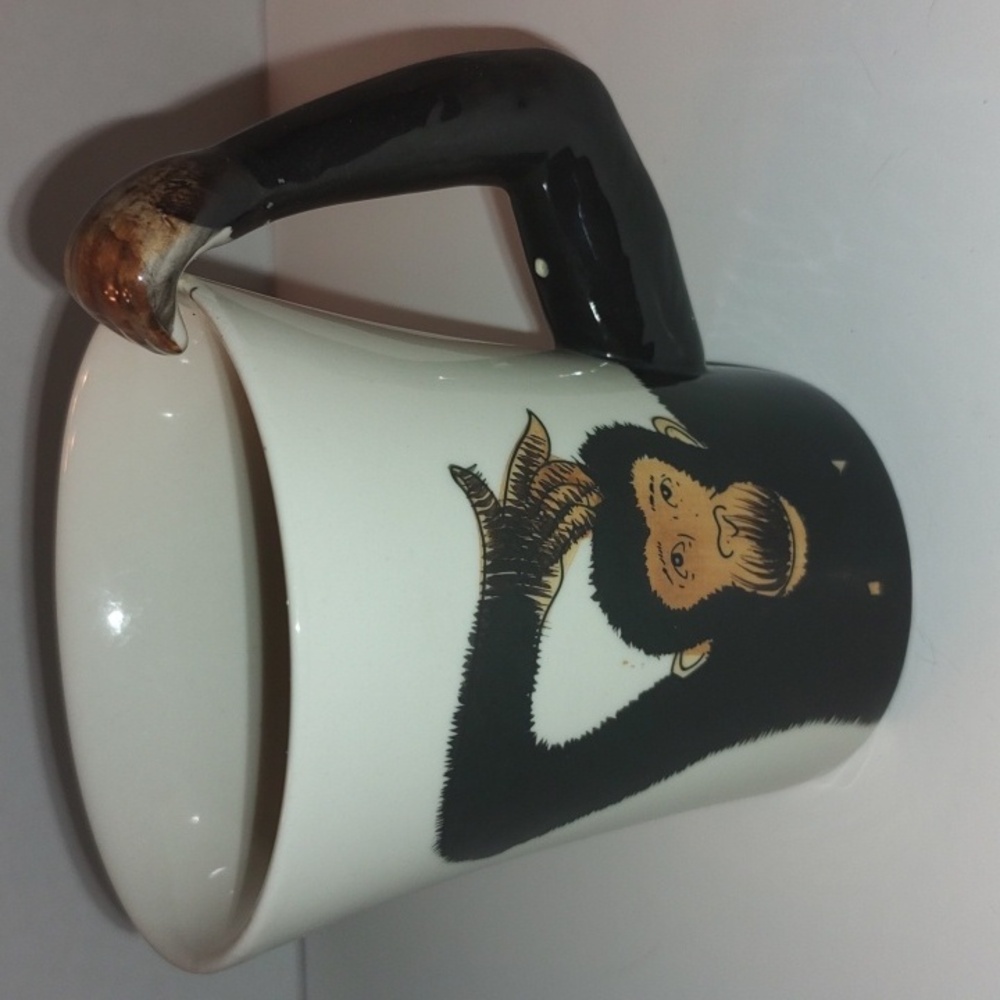 Pier One Pier 1 with Arm Handle Coffee Mug - 10 oz Chimpanzee